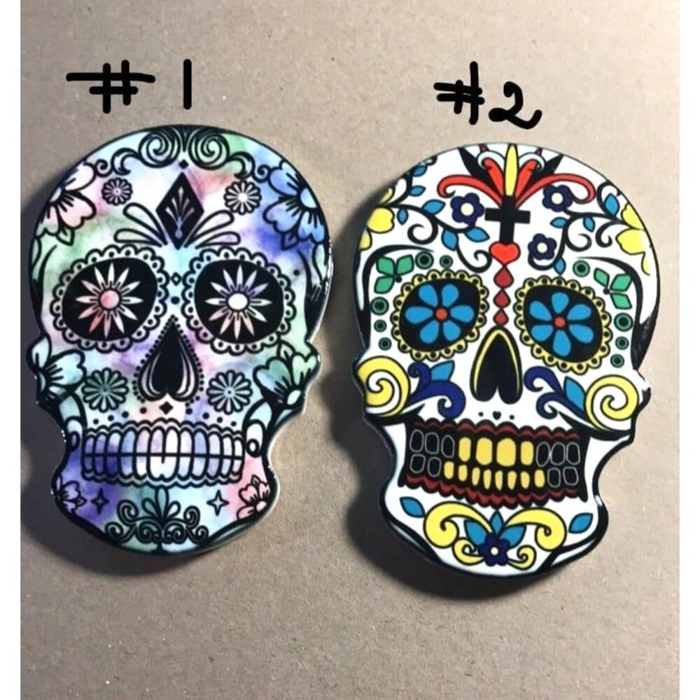 Sugar Skull Magnet- Qty of 2